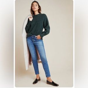 AG Jeans x Anthropologie Stevie Ankle Button Up - Slim Straight Ankle- Size 26